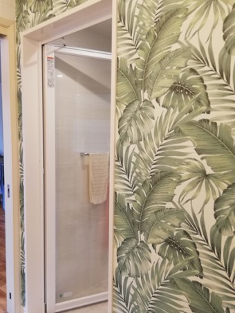 深みのあるグリーンが美しい機能的なユニットバス 深みのあるグリーンが美しい機能的なユニットバス